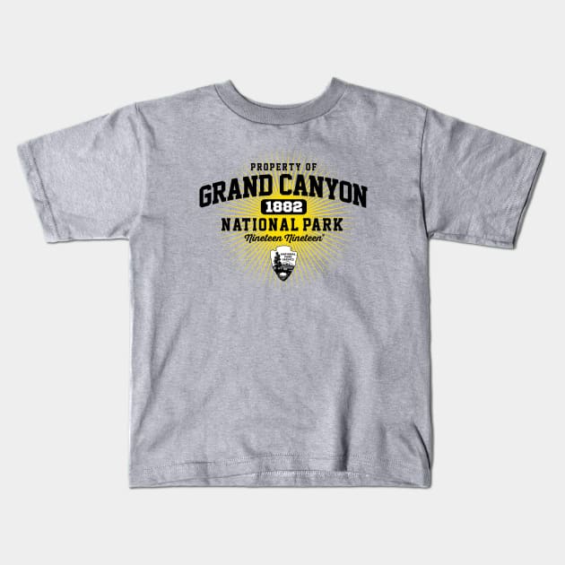 Property of Grand Canyon Kids T-Shirt by 